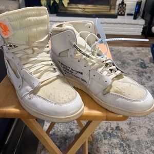 Nike Air Jordan white on white size 13 *reproduction